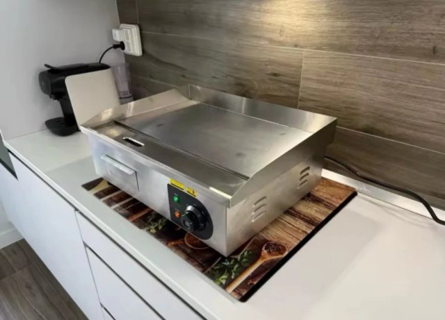 Plancha de cocina profesional