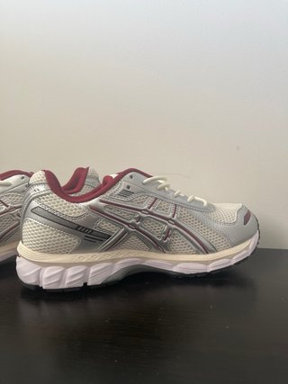 Zapatillas Asics Talla 42 Hombre Plata/Rojo