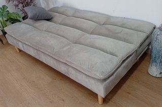 Sofá Cama Confort, "Gris Claro". Cómodo. ¡Oferta!