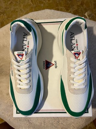 Sneakers Casablanca Sport bianche e verdi