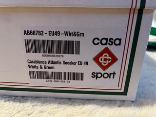 Sneakers Casablanca Sport bianche e verdi