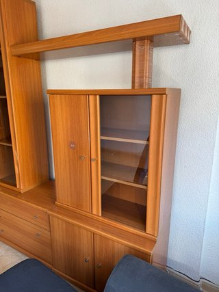 Mueble modular salón completo madera