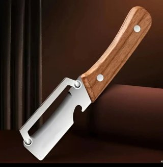 Pelador Acero Inoxidable Mango Madera