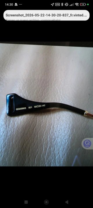 Gafas Gucci GG0586S Negro y Dorado