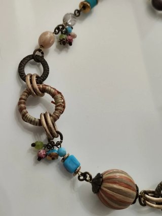 Conjunto collares bisutería étnicos