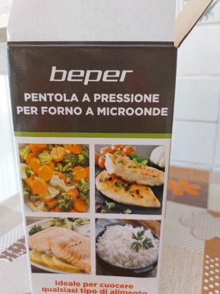 Pentola a pressione per microonde Beper 2,8L