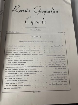 Revista Geográfica Española 15