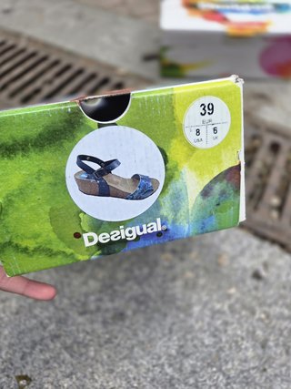 Sandalias Desigual Cuña Originales Talla 38
