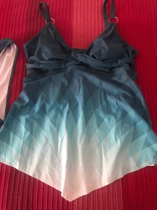 Bañador elástico con estampado degradado
