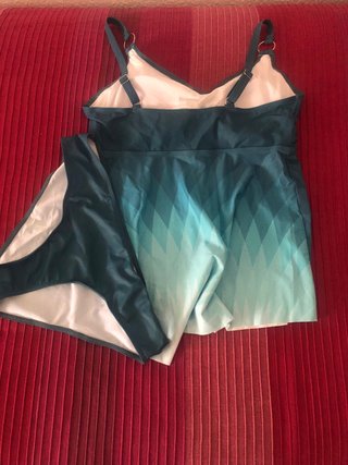 Bañador elástico con estampado degradado
