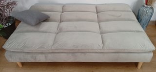Sofá Cama Confort, "Gris Claro". Cómodo. ¡Oferta