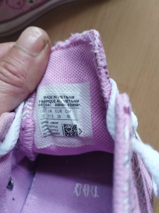 Zapatillas Converse rosas y moradas n.29