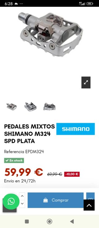 Pedales de bicicleta de calidad