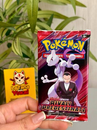 1 Bustina Carte Pokémon Rivali Predestinati