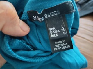 Camiseta Mango cuello alto Talla L