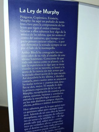 La Ley de Murphy si algo puede salir mal saldrá...