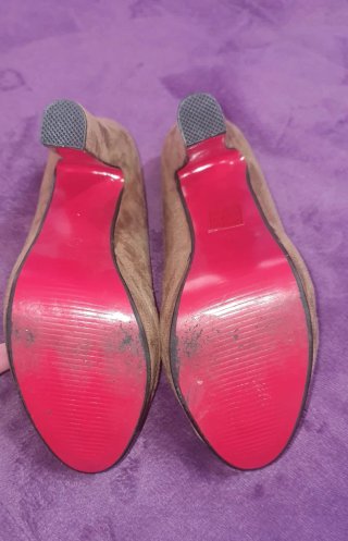 Zapatos de tacón Corina ante marrón