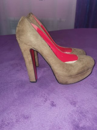 Zapatos de tacón Corina ante marrón