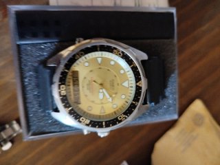 Reloj Casio Quartz Dorado y Negro