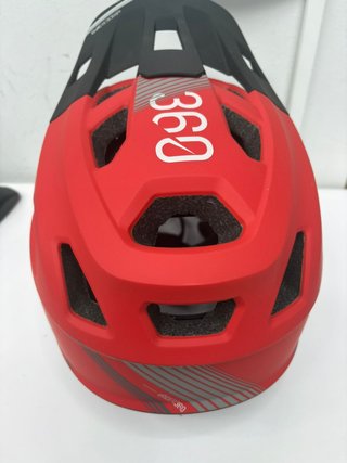 Casco MTB 360 Rojo y Negro