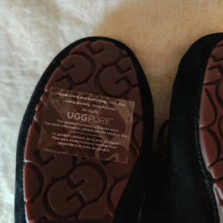 Mocasines UGG Negro Lana
