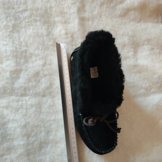 Mocasines UGG Negro Lana