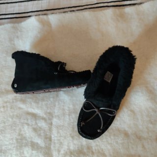 Mocasines UGG Negro Lana