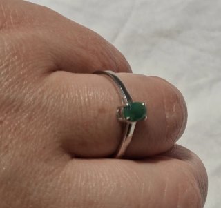 Brazilian Emerald ring limited edition certified