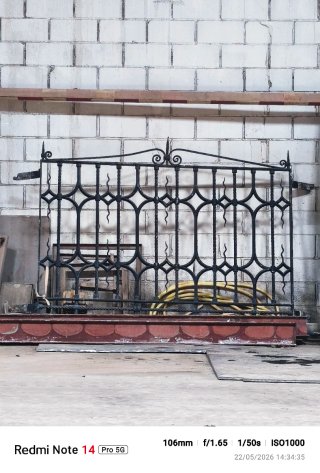 Reja de forja decorativa