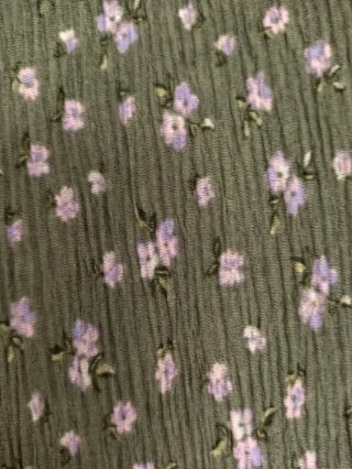 Blusa Mango verde estampada