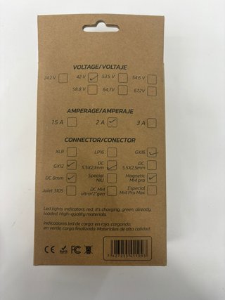 Cargador Patinete Eléctrico