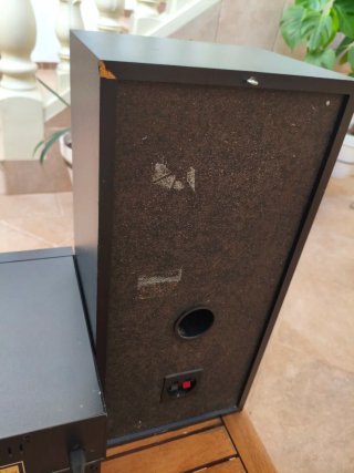 Philips, amplificador, lector CDs y Altavoc