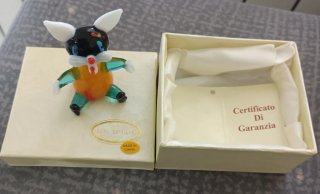 Piccola statuina Gattino in vetro di Murano