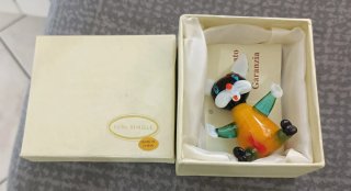 Piccola statuina Gattino in vetro di Murano
