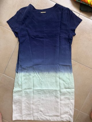 Vestido Skunkfunk Talla M Degradado Azul/Verde