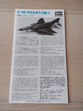 F-4E PHANTOM II MAQUETA HASEGAWA 1/72