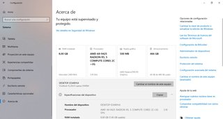 Portátil 15.6" • AMD A9 • 8GB RAM DDR4 • 512GB HDD