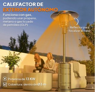 Stufa a Gas Butano Esterno 13000W