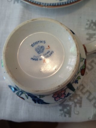 Juego de té inglés antiguo