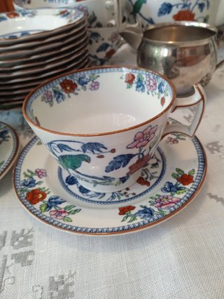Juego de té inglés antiguo