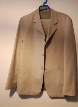 Traje de chaqueta beige