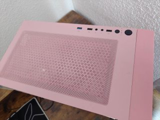 Caja PC Gaming Rosa + psu 750w