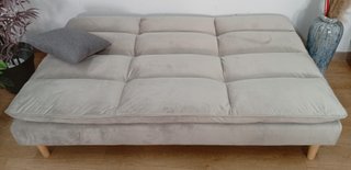Sofá Cama Confort, "Gris Claro". Cómodo. ¡Oferta!