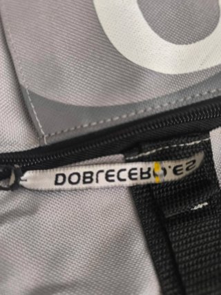 Mochila Negra Gris Amarilla Nueva