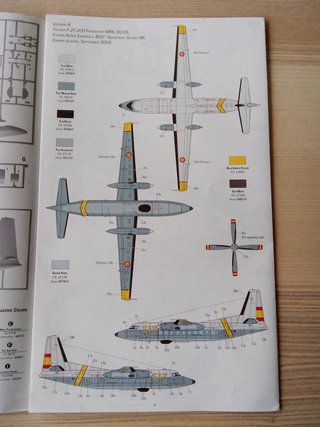 PACK DE 2 MAQUETAS - F/A-18A HORNET Y FOKKER F-27