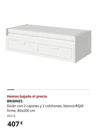 Cama nido Ikea Brimnes