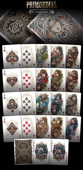 PRIMORDIAL AETHER - Carte da gioco - Poker - NUOVO