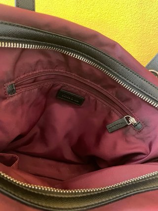 Bolso Bimba y Lola Granate Nylon