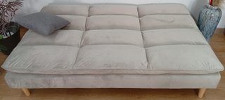 Sofá Cama Confort, "Gris Claro". Cómodo. ¡Oferta!