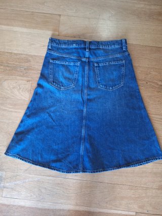 Falda vaquera Mango azul